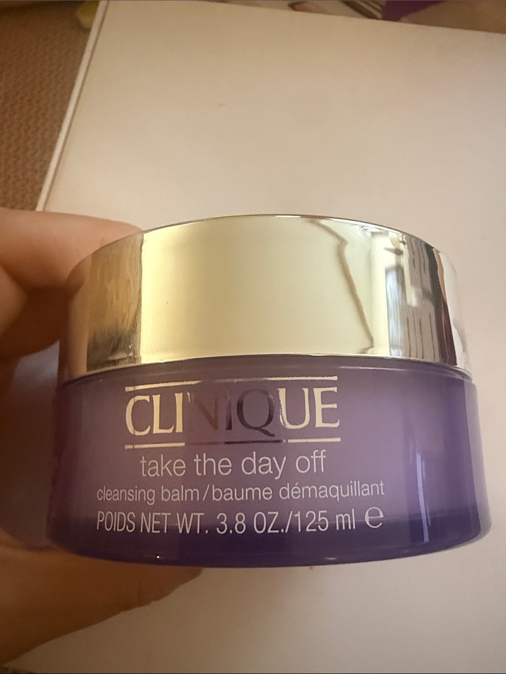 Clinique Take The Day Off Cleansing Balm - Lavender Pot with Silver Lid